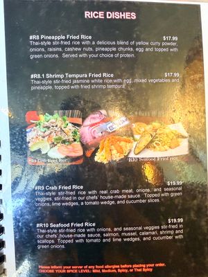 Saigon -2- Siam Bistro menu 7
